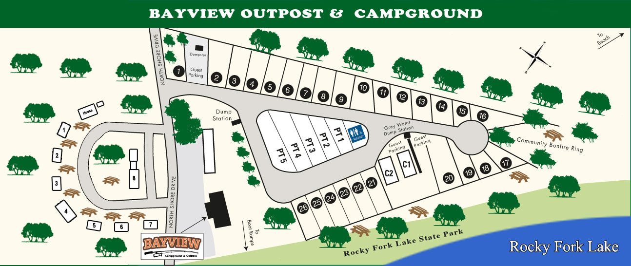 Rocky Fork State Park Campground Map The World Map